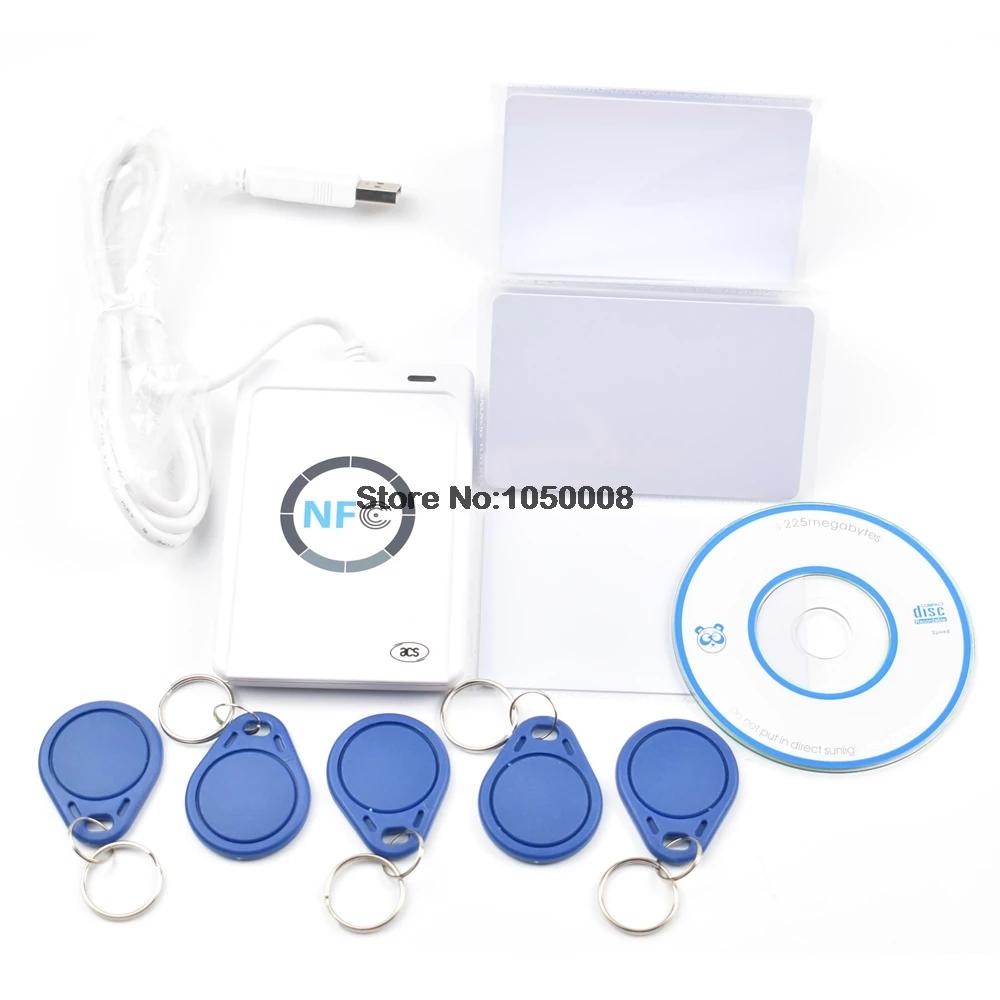 USB ACR122U-A9 NFC    RFID Ʈ ī, UID   ī 5 , UID Keyfob 5 , SDK CD 1 